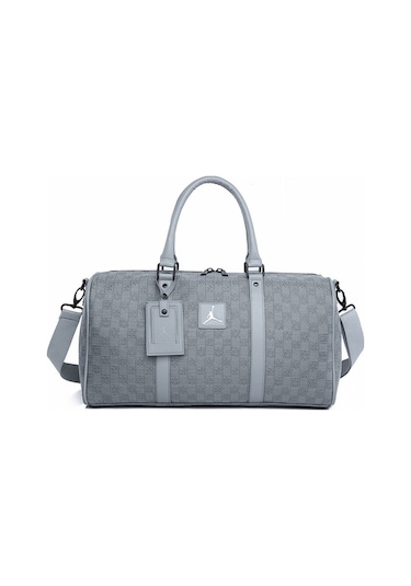 Carrier- Geniş Hacimli Oxford Seyahat Çantası - Çimento Grisi