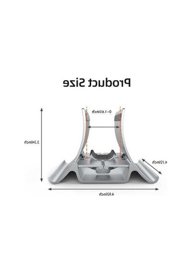 Novahub Dikey Dizüstü Bilgisayar Standı - Abs Materyal, Gümüş/siyah, Telefon Ve Tablet İçin Ayarlanabilir Stand