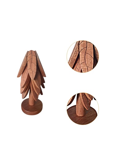 Homyl Yılbaşı Ağacı Bardak Altlıkları Sıcak Yemekler 4 Parça Set Diğer