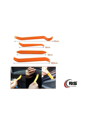 Space Oto Teyp Sökme Torpido Kapı Sökme Aparatı 4 Parça