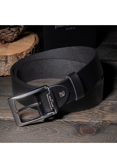Pierre Cardin Deri Erkek Kemer En 4cm Pc4100 Siyah
