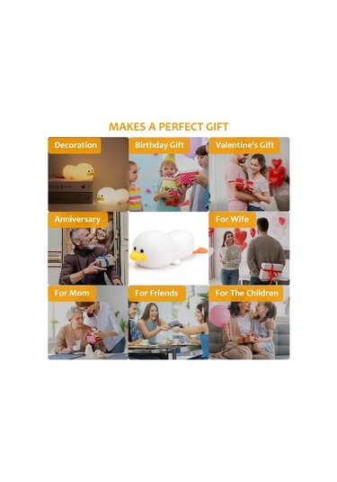 Duck Silikon Gece Lambası Diğer