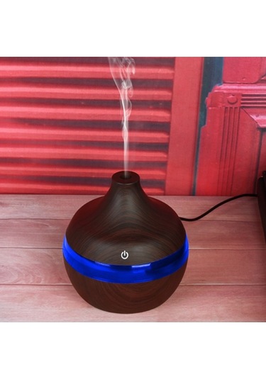 Dancemonkey 300ml Usb Nemlendirici Aromaterapi Difüzörü - 7 Renkli Işık, Otomatik Kapanma, Sessiz Çalışma