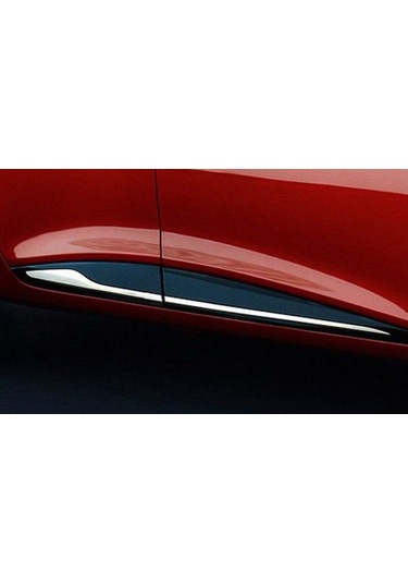 S-Dizayn Renault Clio 4  HB Krom Yan Kapı Çıtası 4 Prç. 2012 Üzeri