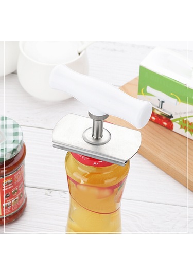 Ranyeek Stainless Steel Ergonomik Koltuk Açıcı, Kayma Engellli, 30-100mm Kapaklar İçin, Ev Fırın Araçları Renkli Kutuda Gümüş