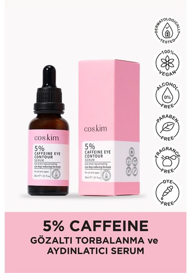 %5 Kafein Içeren Morluk Giderici - Aydınlatıcı Ve Canlandırıcı Göz Altı Serumu 30 Ml