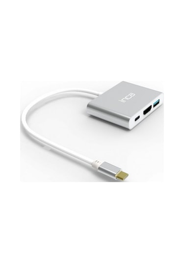Inca Itpc-04t Tip-c Hdmi+usb3.0+pd 100w Çevirici Giriş:usb Type-c Çıkış:hdmi+usb3.0+pd
