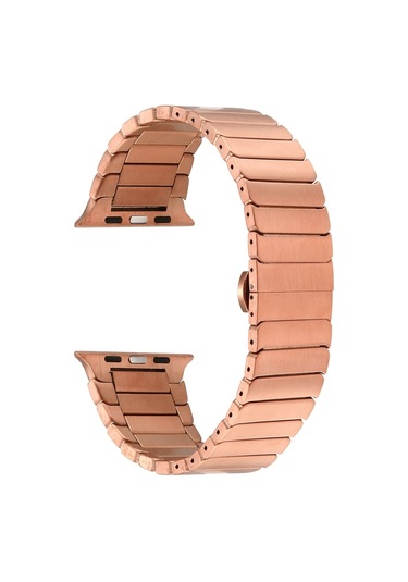 Watch Ultra 49mm Kordon Uyumlu Krd-79 Metal Strap Kayış Effx- Gümüş