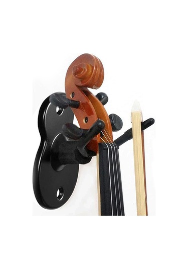 Symbee Duvara Monte Keman Askısı - 2'li Paket, Demir Tabanlı Ve Yay Askılı Siyah