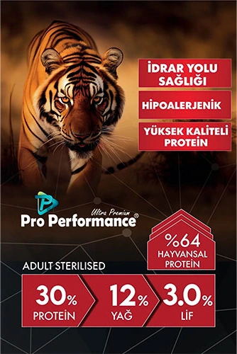 Pro Performance Low Grain Adult Cat Sterilised Lamb Shirimp Salmon 2 Kg. 124-10007.02