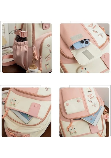 Jıalan Sevimli Tavşan Çocuk Okul Genç Kızlar İçin Sırt Çantası