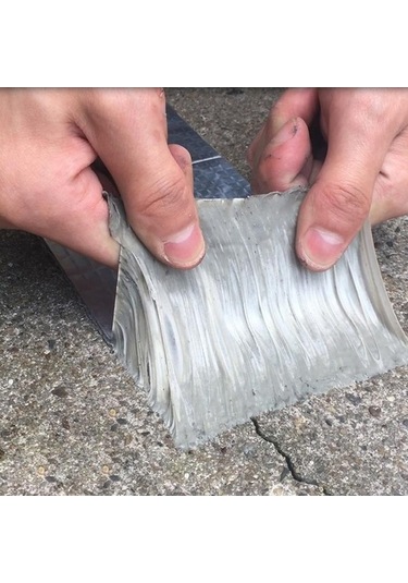 Novahub 2023 Süper Güçlü Alüminyum Folyo Butil Bant Su Geçirmez Kalın Sızdırmazlık Bandı - 5cm Genişlik, 1m/3m/5m Uzunluk