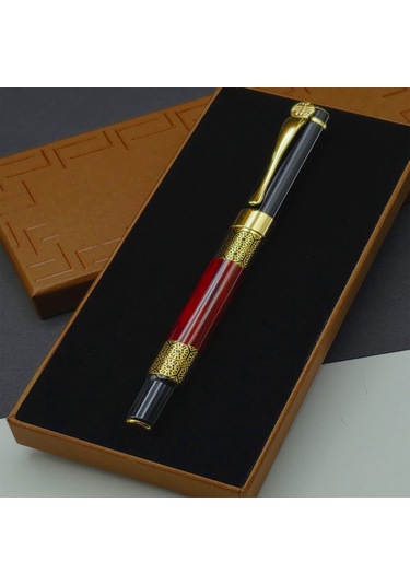 Büro Ev Ofis Hediyesi İçin Kutulu Prestij Tasarım Metal Roller Kalem