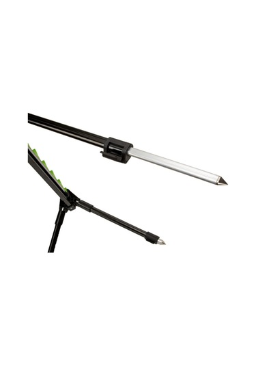 Vkemall Balık Bulucu Ayarlanabilir 2-bölmeli Olta Kamışı Tutucu Çinko Alaşımlı 4-ayak Olta Kamışı Tut Çok Renkli