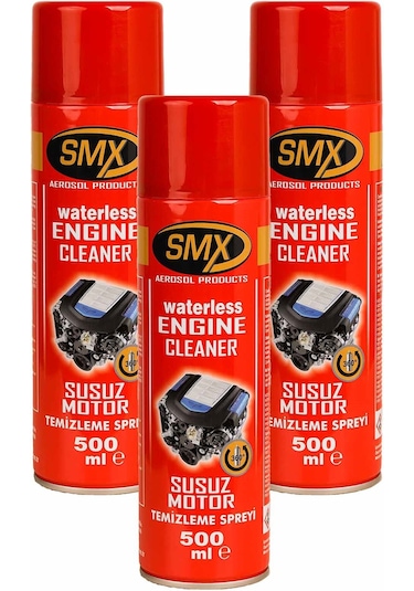 Smx Susuz Motor Temizlik Spreyi 3 Lü Set - M.fiber Bez N11.382