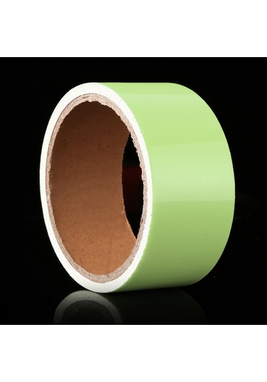 Sones Işıklı Bant Yeşil Karanlıkta Parlayan Duvar Stickerı Işıklı Fotolüminesan Bant Sahne Ev Dekorasyonu, Boyut: 5cm X 3m Yeşil