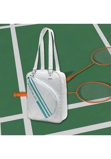 Suntek Badminton Raket Çantası Spor Kadınlar İçin Günlük Beyaz