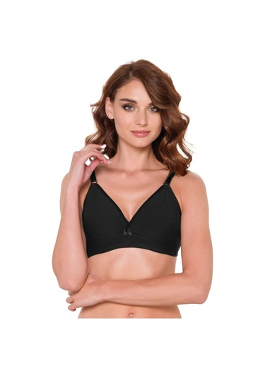 Basic Penye Sütyen Siyah Siyah