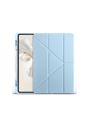 Honor Pad 9 Kılıf Tri Folding Kalem Bölmeli Standlı Kılıf Kapaklı Kılıf