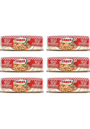 Tamek Fasulye Pilaki 6 x 190 G
