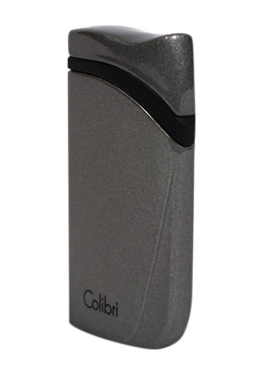 Colibri Falcon Tek Torch Pürmüz Metalik Gri Puro Çakmağı