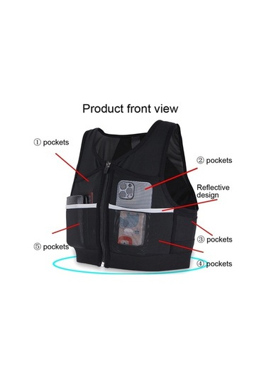 Trendooze Yürüyüş Yeleği Sporları Sırt M Koşu Doğa Çantası Çantası Çantası Binme Bd Çok Renkli