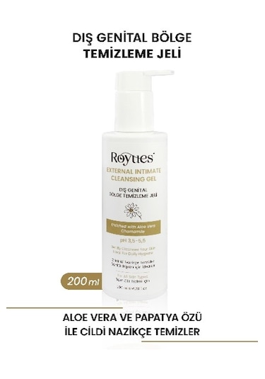 Royues Genital Bölge Temizleyici, Koku, Akıntı Giderici, Ph 3,5 İ