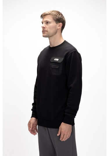 Rise Si Yah Crewneck Erkek Sweatshirt Siyah