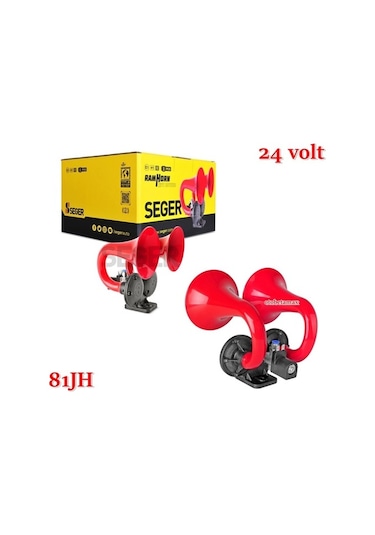Seger 81Jh 24V Çift Boynuz Korna Daf,Vabis,Man,Scanıa,Marin