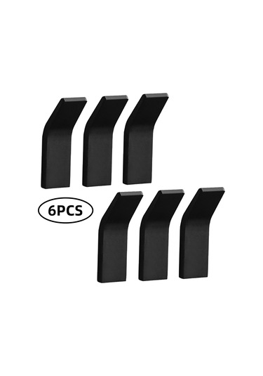 Leezsing Adet Havlu Kancası Yapışkan Askı Havlu Askısı Duvar Askısı Pas Önleyici Kancalar Matkap- Kapı Kancaları Banyo Tuvalet Mutfak Ofis Tuvalet Kapı Siyah