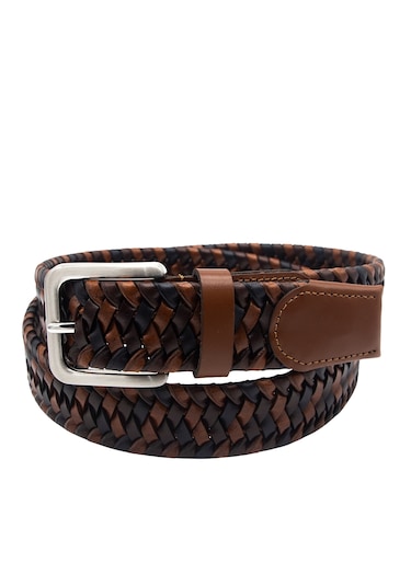 Pierre Cardin Premium Örgü Deri Kemer En 3,5 Cm Pc1714 Çok Renkli