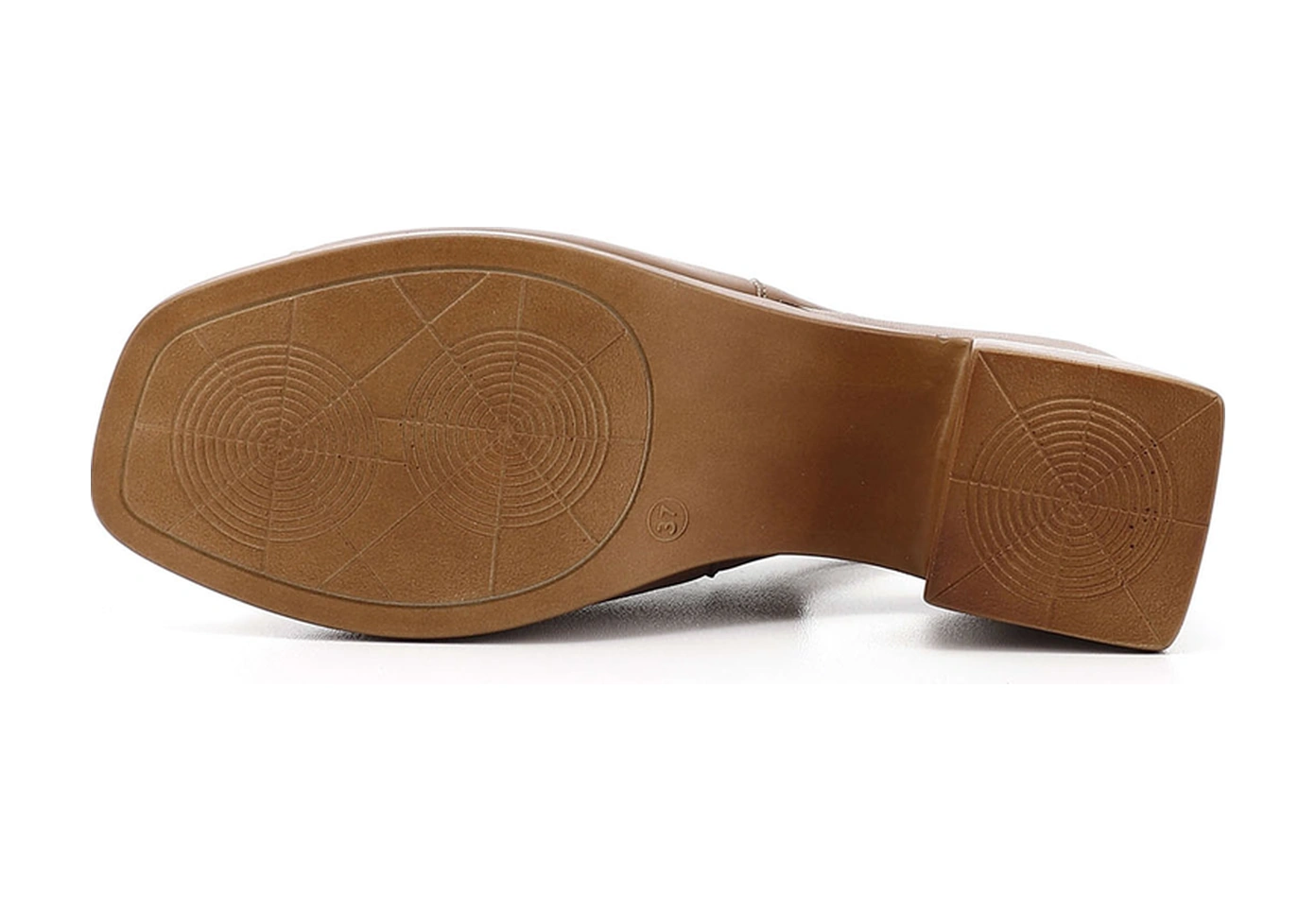 Gönderi R Kadın Taba Antik Kalın Topuklu Hakiki Deri Sandalet Dyza70945406 Taba