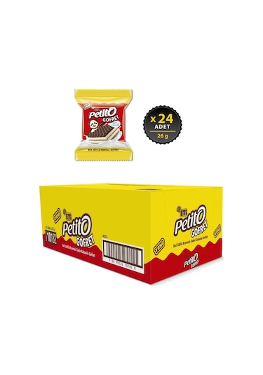 Eti Petito Gofret 24 x 26 G