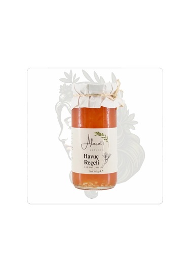 Alaçatı Naturel Havuç Reçeli