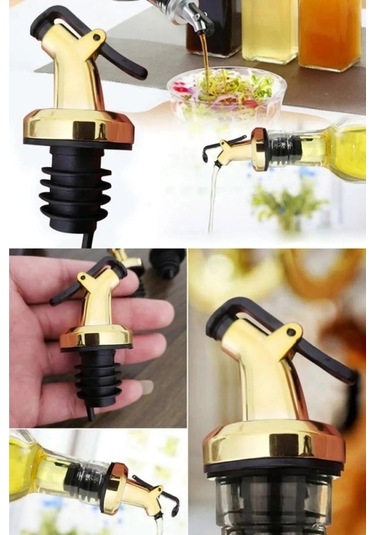 Yağdanlık Şişe Ucu Tıpa Yağlık Sirkelik Sosluk Şişe Başlığı Damlatmaz 3 Adet