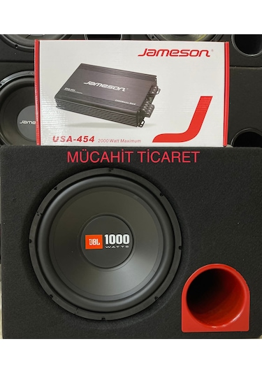Jbl Set Takım 30cm 1000w Jameson 4 Kanallı Anfi 2000w