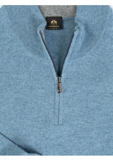 Karaca Erkek Regular Fıt Triko Kazak-mavi 113301202-42 Mavi