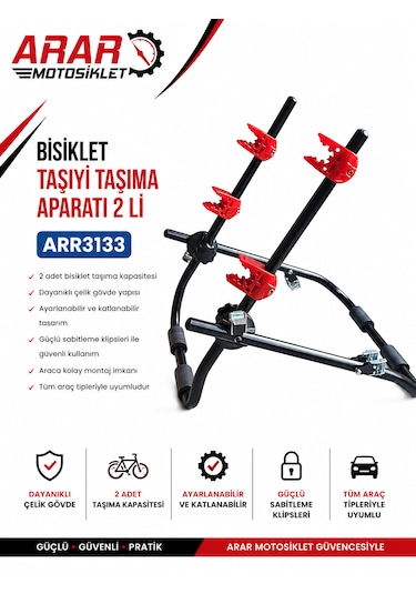 Bisiklet Taşıyı Taşıma Aparatı 2 Li-arr3133