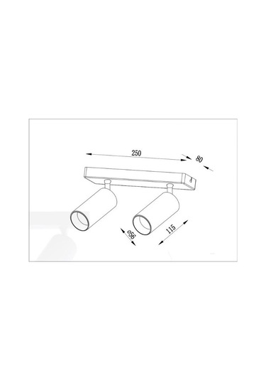 Jc507 Jupiter 2'li Rozanslı Sıva Üstü Spot S/a Gün Işığı