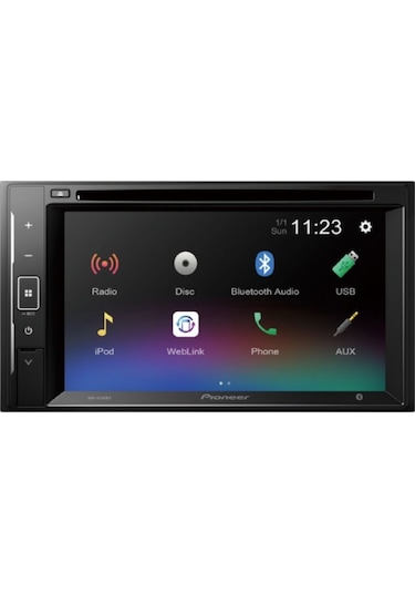 Pioneer Avh-A240Bt 6.2 Bluetooth Lu Double Teyp