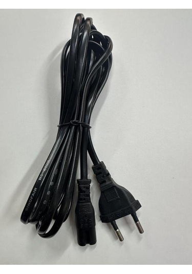 3 Metre 2 Li Power Kablo 3 Metre Işıldak Kablosu 3 Metre Televizyon Power Kablo