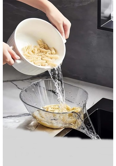 Periboia Tezgah Yanı Akrilik Mutfak Lavabo Süzgeci Çok Fonksiyonl Karışık Renkli