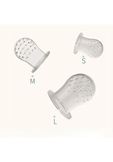 Maması Besleme Kaşığı Suyu Sıkacağı Çiğneme Meyve Sebze Bite Yemek Yardımcı Sil M 6-9 Months No.8 M 6-9 Months No.8 Çok Renkli