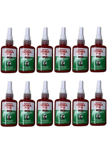 12 Ad 50 Ml Somafix Civata Diş Sabitleyici Orta Mukavemetli S043
