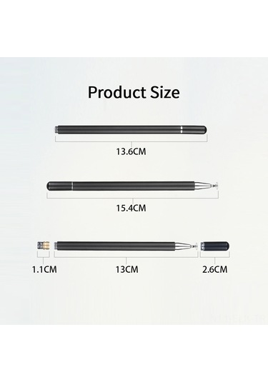 Xindoker Evrensel Dokunmatik Kalem - Manyetik Kapaklı Hassas Tablet Ve Telefon Stili