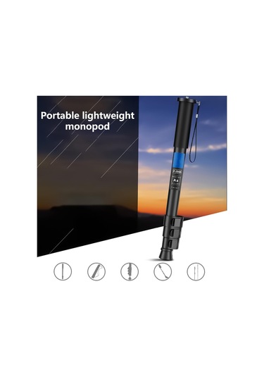 4 Bölümlü Monopod Ve Alüminyum Alaşım Tripod Monopod Video Standı Kameralar Ve Akıllı Telefonlar İçin