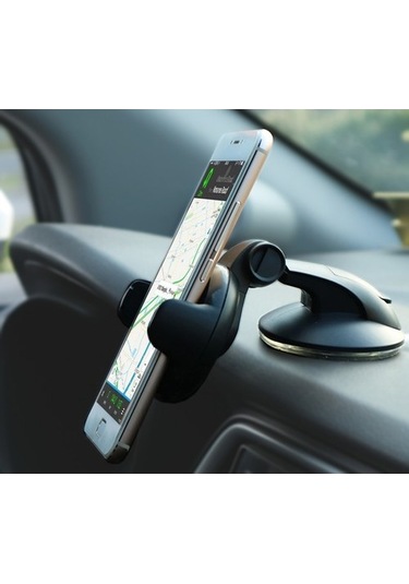 Voguecode Ön Cam Vantuz Cep Telefonu Tutucusu Siyah Vantuzlu Yok N9jıı6