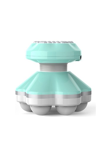 Gajeena Küçük Usb/aaa Dikişli 6 Ayağlı Titreşimli Tam Vücut Masaj Cihazı - Derin Kas Gevşetici, Ev Kullanıma Uygun, Mavi Mavi