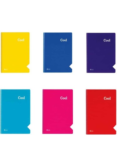 A4 Defter Çizgili Pp Kapak 60 Yaprak Spiralli