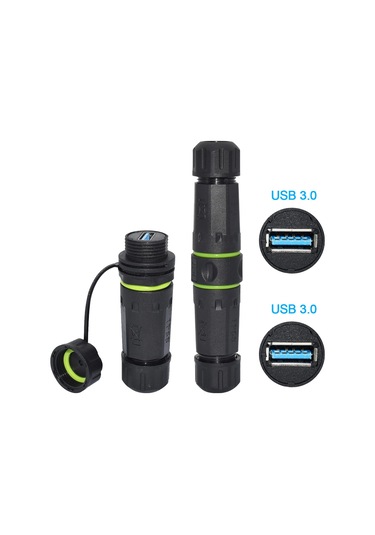 Dişi - Dişi Ip68 Su Geçirmez 3.0 Usb-a Konnektör